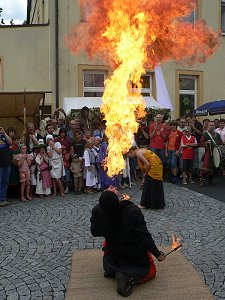 Feuerschlucker in Arzberg