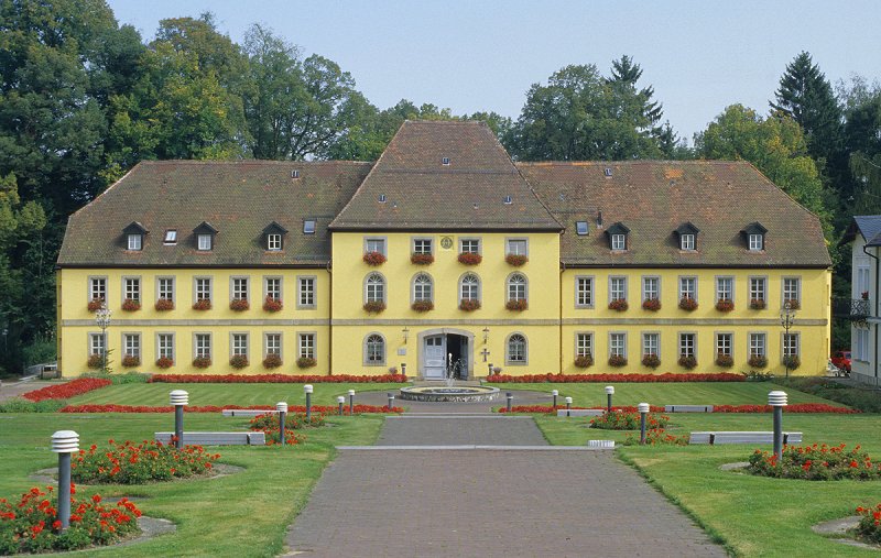 Bad Alexandersbad - Schloss, erbaut 1783 von Markgraf Alexander von Ansbach und Bayreuth