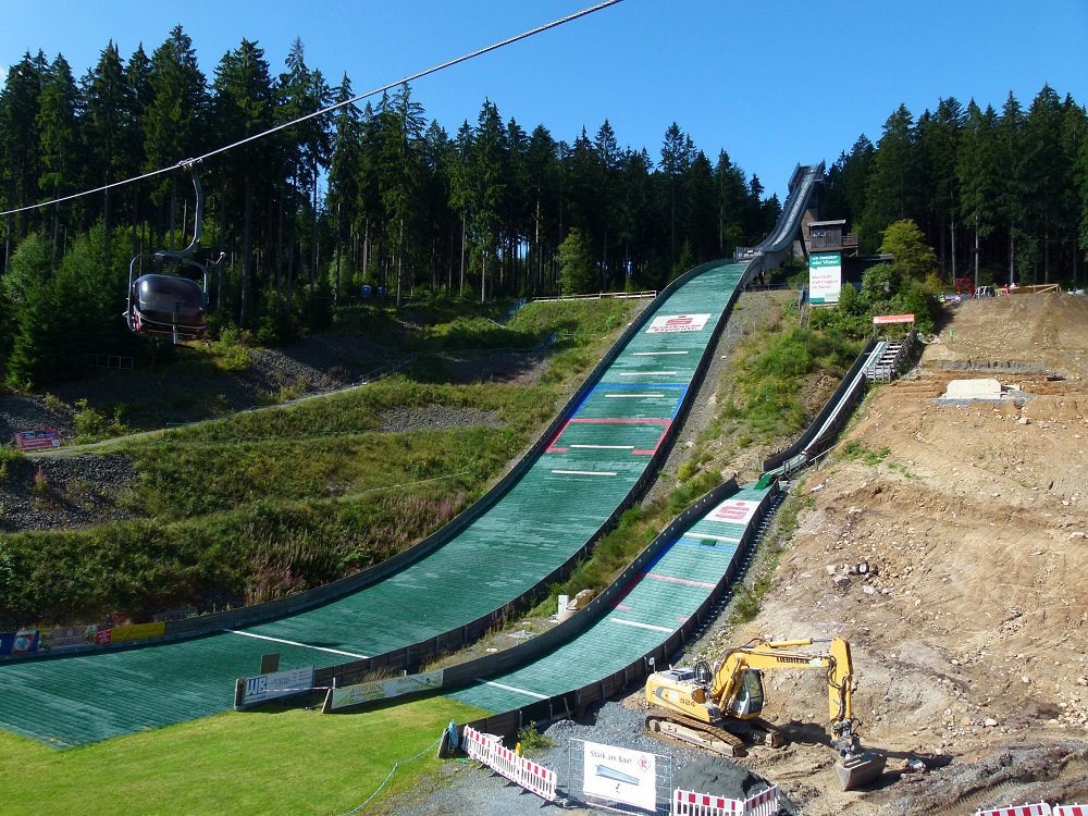 Sommersport: Sommersprungschanze in Bischofsgrün