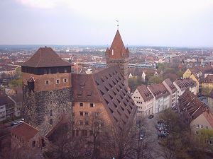 Nürnberg: Blick von der Kaiserburg