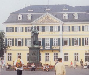 Beethovendenkmal auf dem Bonner Marktplatz