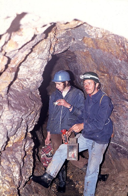 Im Historischen Eisenerzbergwerk Gleißinger Fels