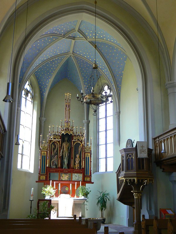 Evangelische neugotische Hallenkirche Bischofsgrün