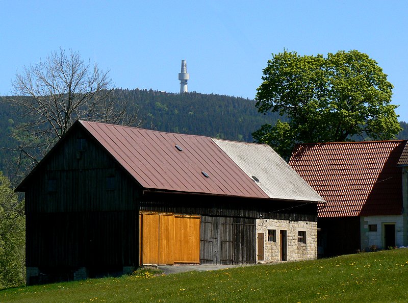 Der Schneeberg im Fichtelgebirge