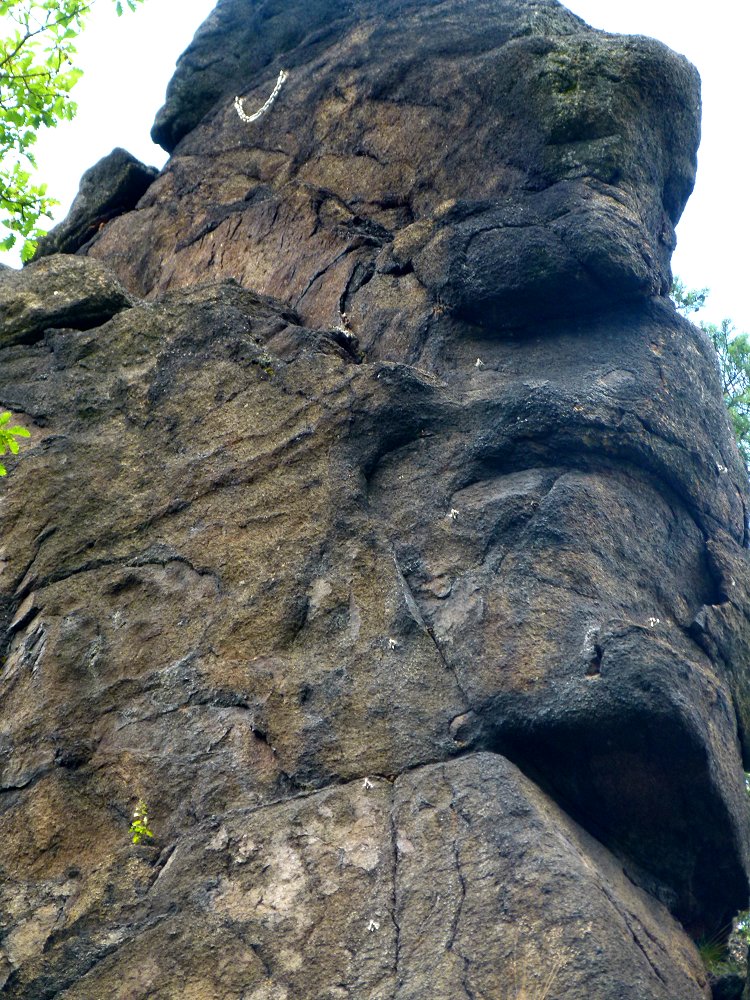 Hans-Heiling-Felsen - Haken und Kletterhilfen