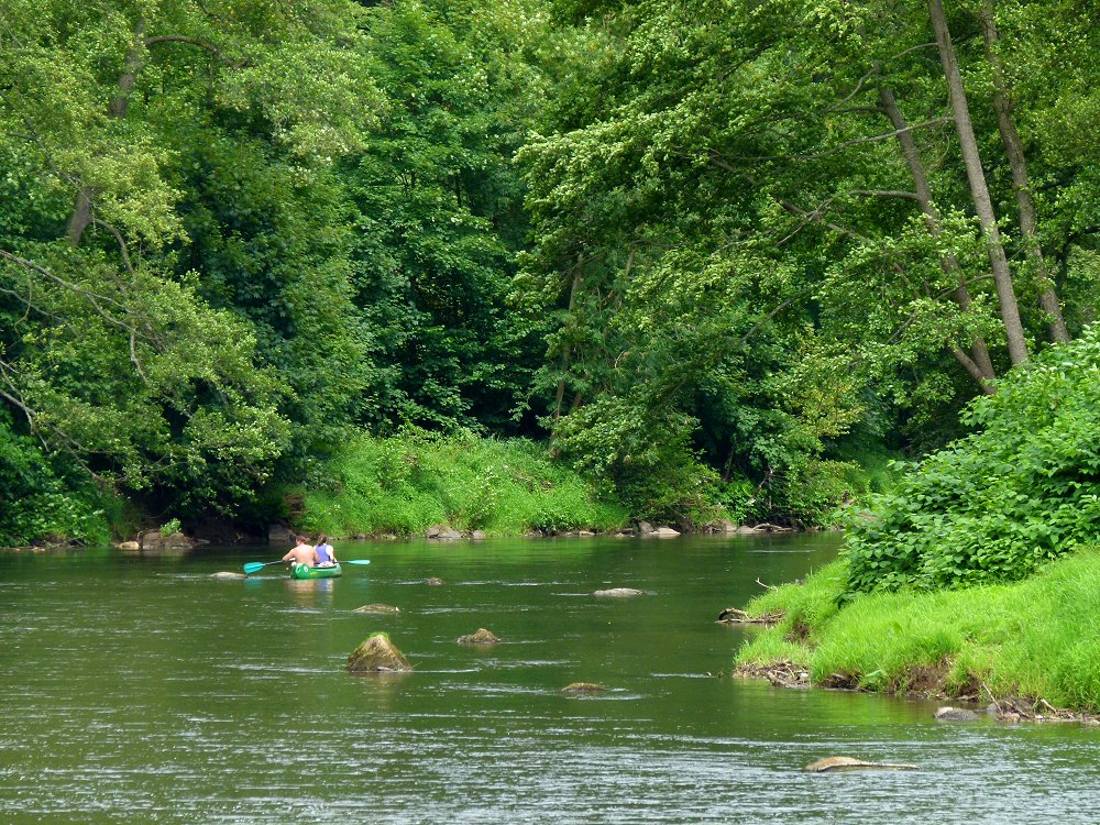 Kanufahrten und Rafting auf der Eger zwischen Elbogen und Karlsbad