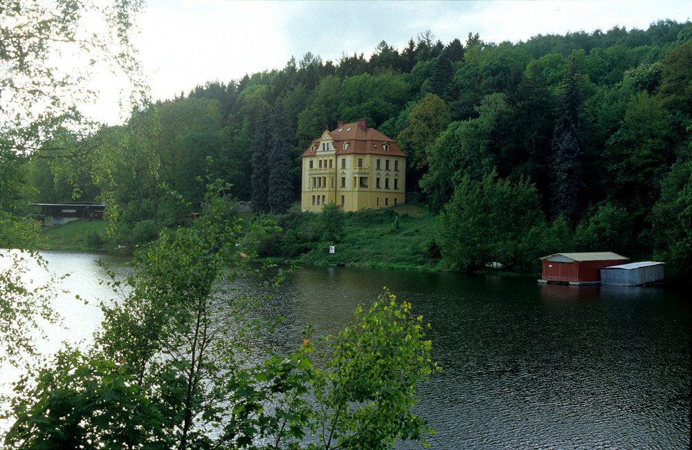 Der Skalka-Stausee in Eger (Cheb)