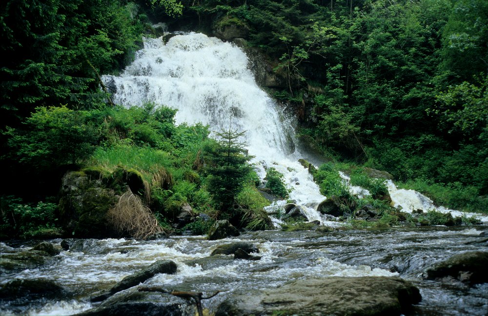 Eger-Wasserfall am Thus bei Röslau