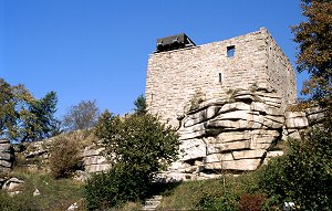 Ruin Of The Castle Epprechtstein Near Kirchenlamitz