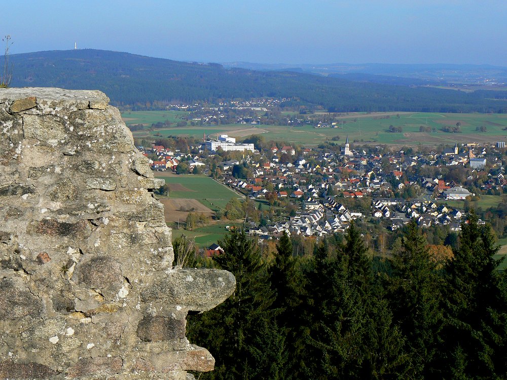 Aussicht von der Burgruine Epprechtstein