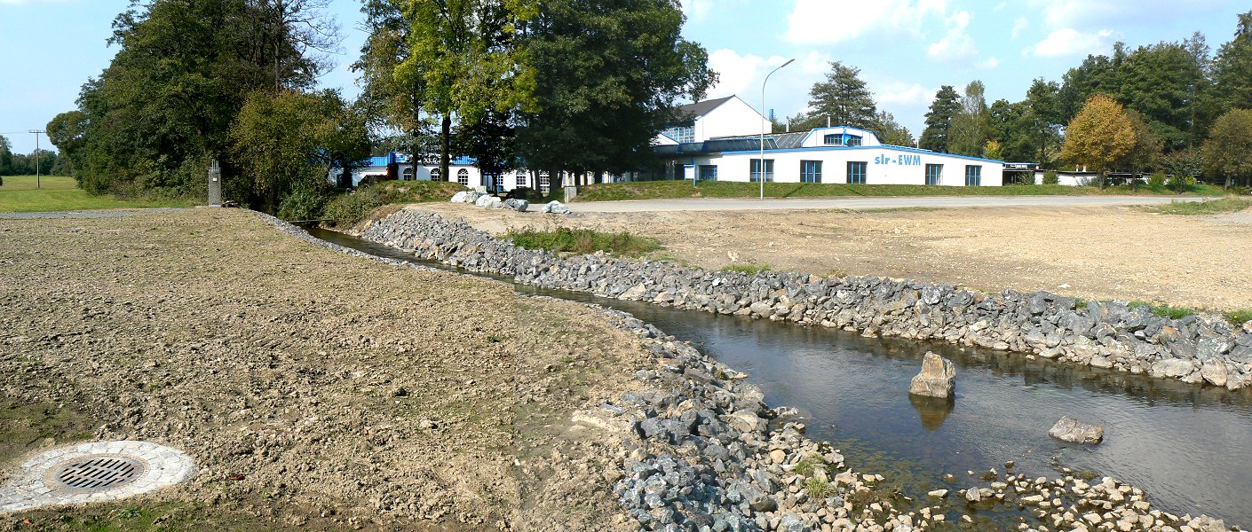 Die Lamitz beim Eisenwerk Martinlamitz