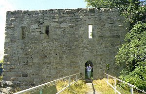 Burgruine Epprechtstein von Osten