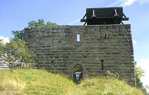 Burgruine Epprechtstein von Westen
