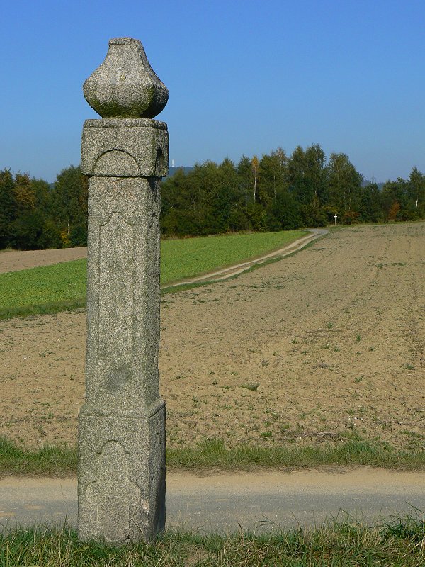 Wegzeichen bei Kirchenlamitz