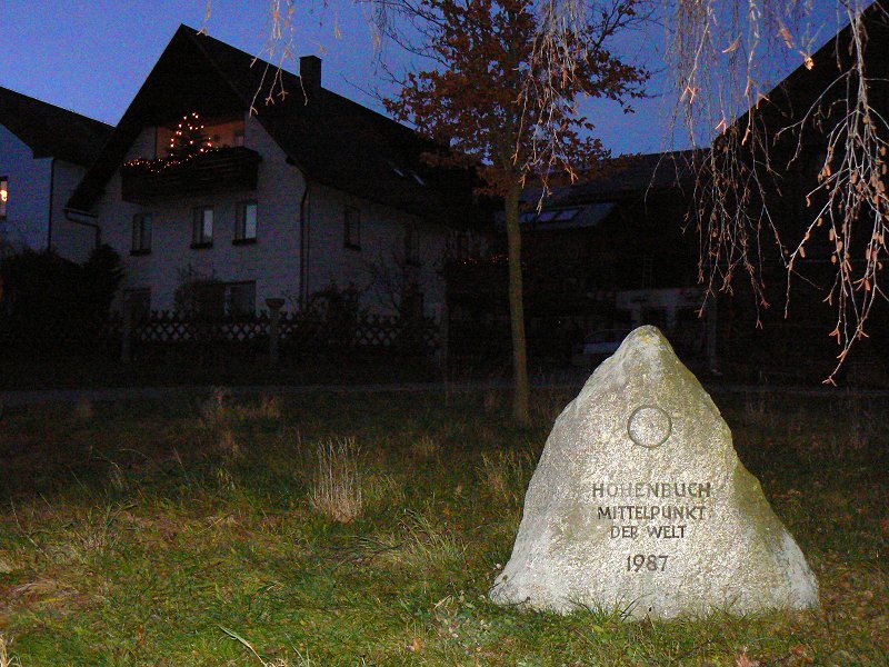 Hohenbuch im Fichtelgebirge - Mittelpunkt der Welt