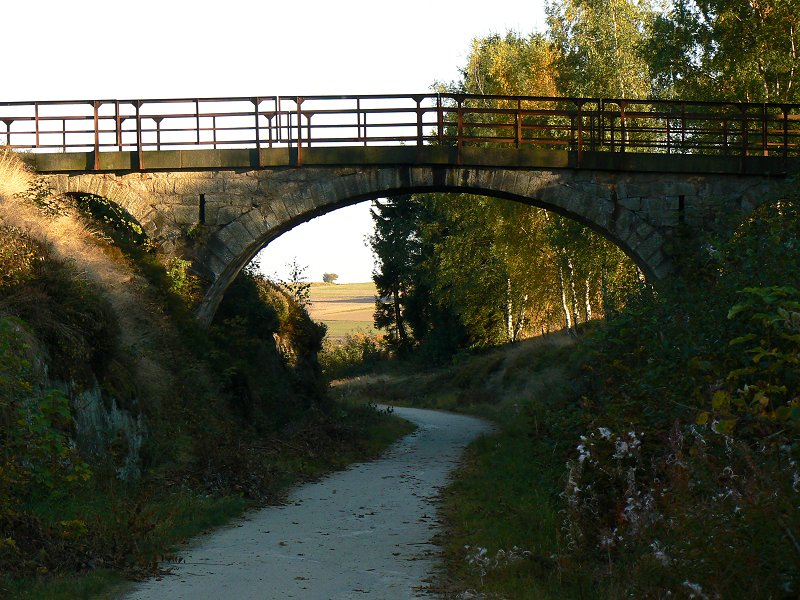 Radweg und Wanderweg zwischen Kirchenlamitz und Weißenstadt