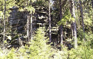 Felsformation Hirschstein