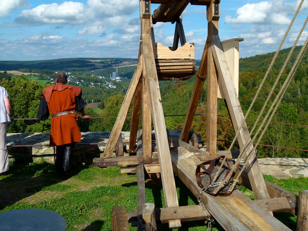 Katapult zur Verteidigung