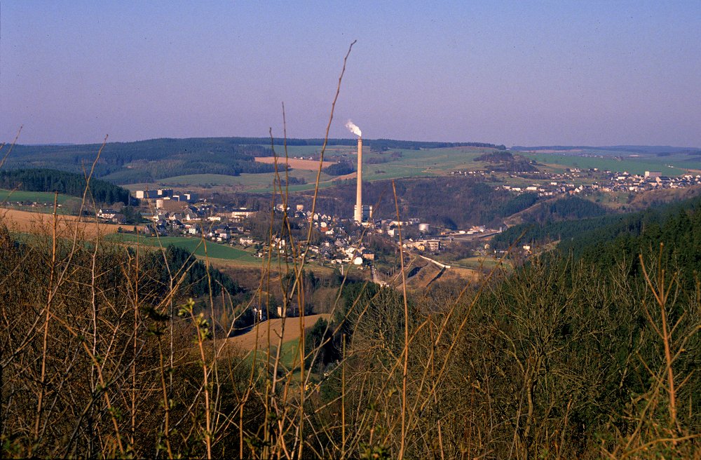 Papierfabrik Blankenstein von Lichtenberg gesehen