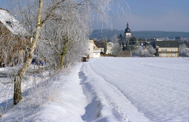 Winterbilder: Die Marktleuthener Altstadt