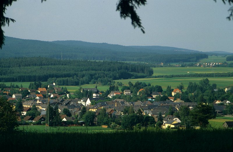 Marktleuthen im Fichtelgebirge: Altstadt, im Hintergrund Großwendern