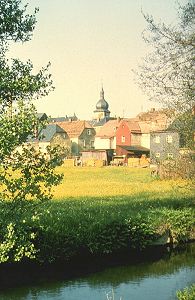 Altstadt Marktleuthens vom Mhlgraben aus