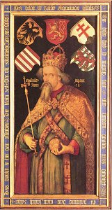 Kaiser Sigismund auf einem Gemälde von Albrecht Dürer
