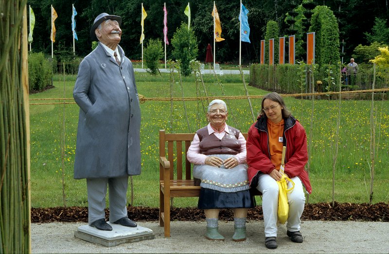 Grenzenlose Gartenschau - Opa und Oma