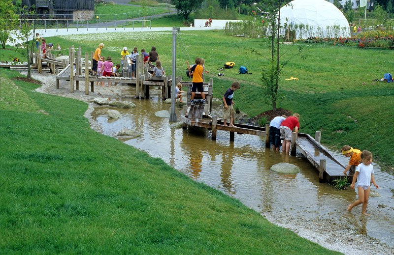 Grenzenlose Landesgartenschau - Wasserspielplatz