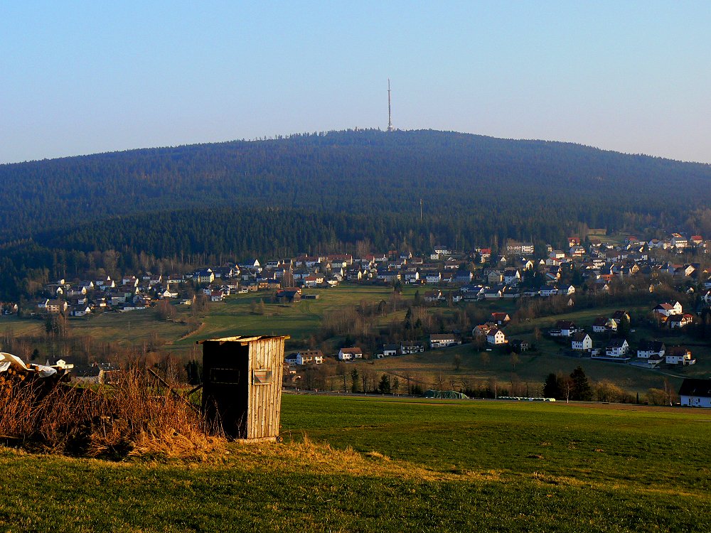 Der Ochsenkopf und Bischofsgrün