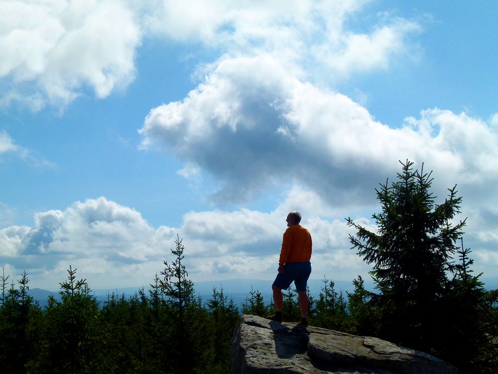 Auf dem Goethe-Felsen