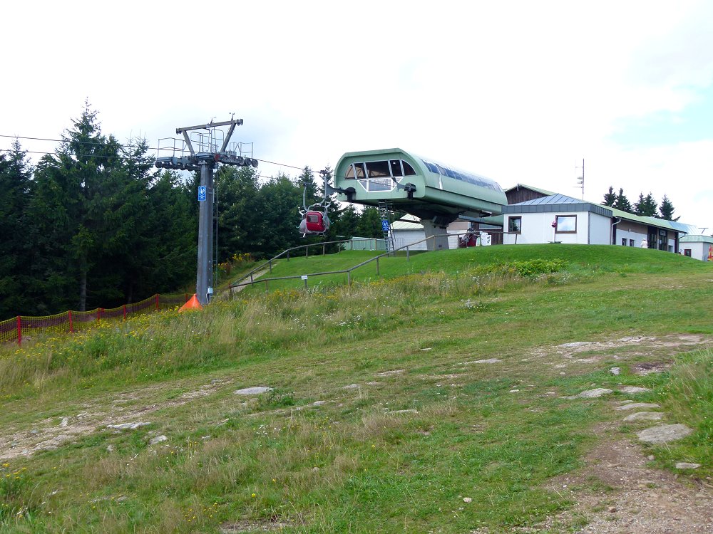 Seilbahnen auf den Ochsenkopf von Bischofsgrün und Fleckl