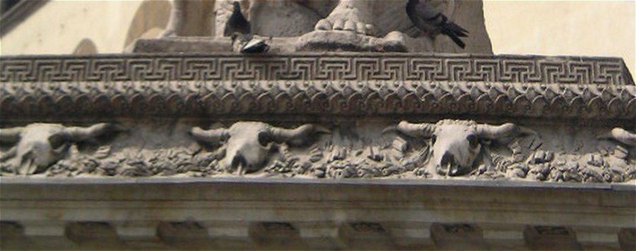 Ochsenköpfe bzw. Stierköpfe in Florenz