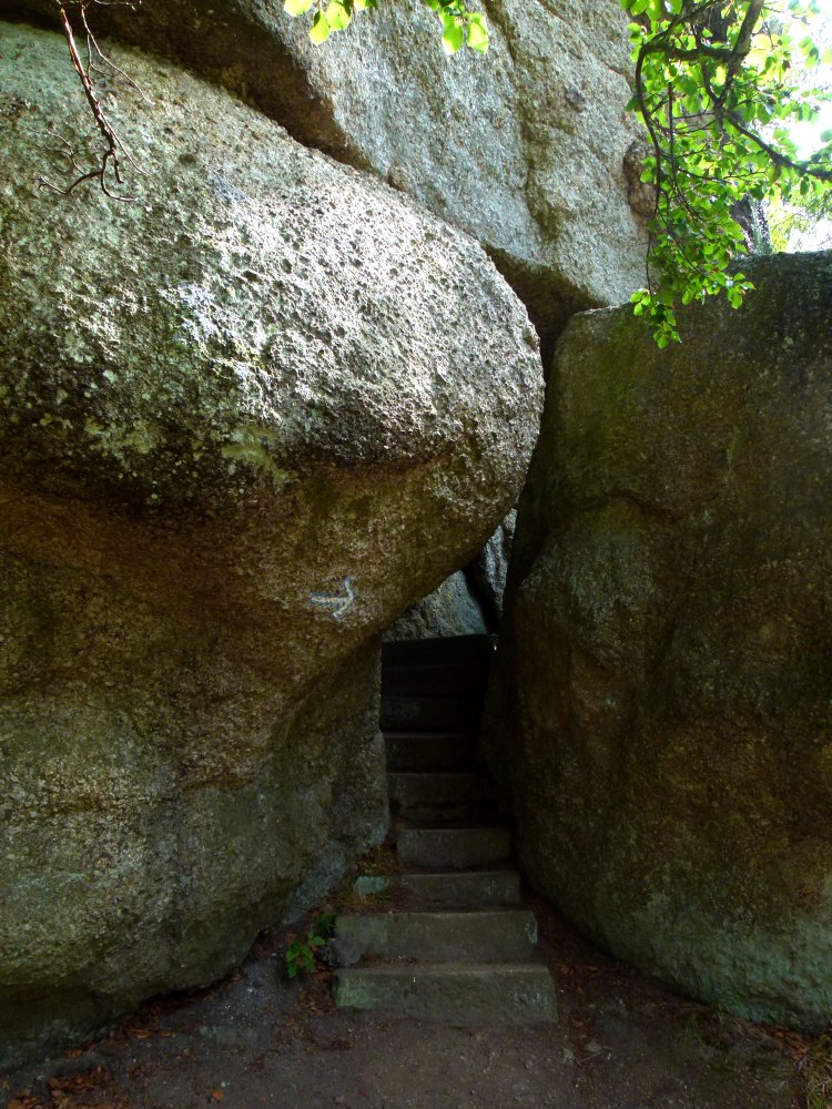 Der Weißmainfelsen am Ochsenkopf im Fichtelgebirge