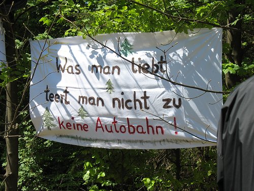Demo auf dem Waldstein