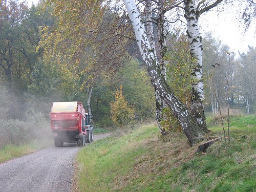 Trassenführung über den Galgenberg