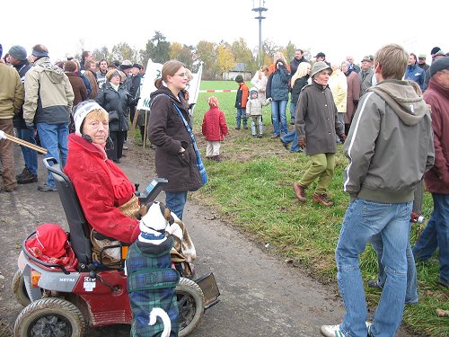 Demopnstration und Kundgebung Wartberg