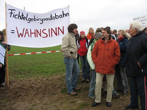 Demopnstration und Kundgebung Wartberg