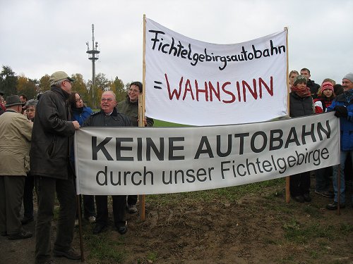 Demopnstration und Kundgebung Wartberg