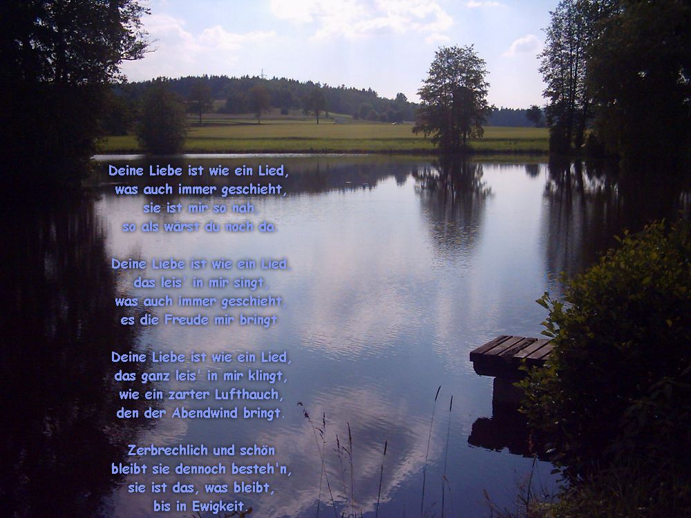 Gedicht von Sabine Gabriel: Deine Liebe ist wie ein Lied