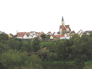 Nabburg hoch über der Naab
