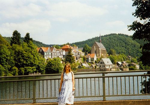 Wuppertal-Beyenburg: Blick auf Beyenburg und Stausee - ©Monika Schulze