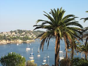 Villefranche sur mer an der Côte d'Azur