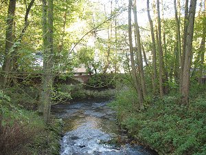 Mündung des Mettmanner Baches in die Düssel