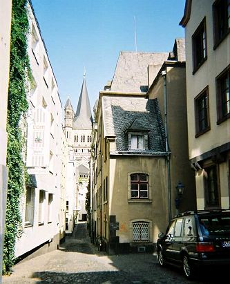 Gasse in Köln