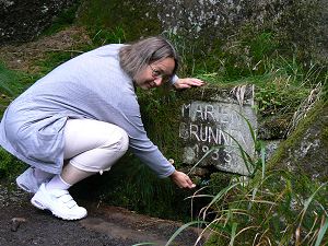 Marienbrunnen auf dem Quellenweg durch's Fichtelgebirge