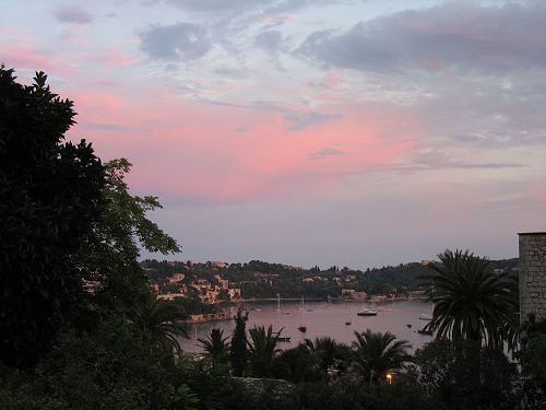 Abendrot an der Cote d'Azur