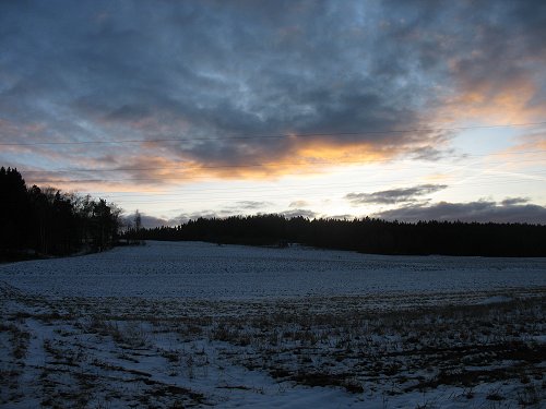 Himmel über dem Galgenberg in Marktleuthen