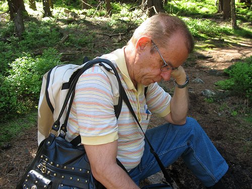 Erwin auf dem Weg Rudolfsteingipfel