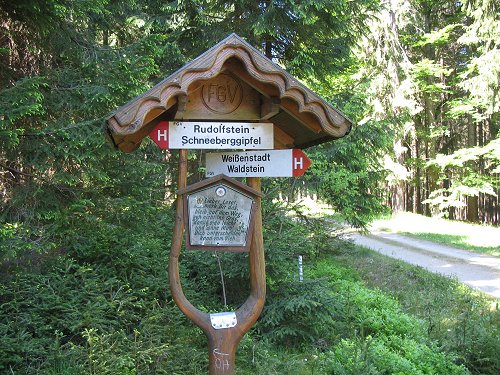 Wegweiser Rudolfstein